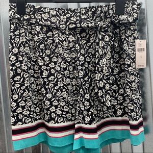 NWT Anthropologie Scarf Print Shorts S